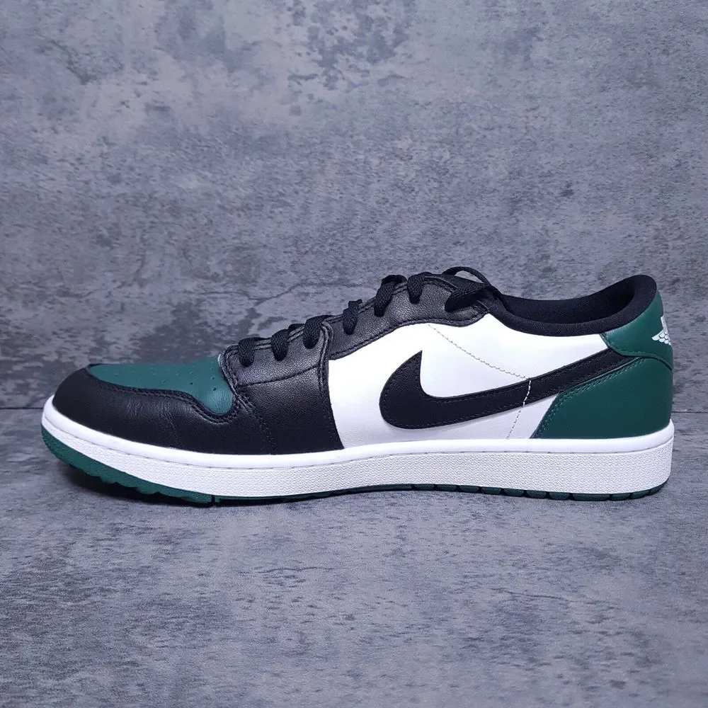 NIKE Air Jordan 1 Low Golf‎ Shoes Mens 14 Noble Green White Black nby